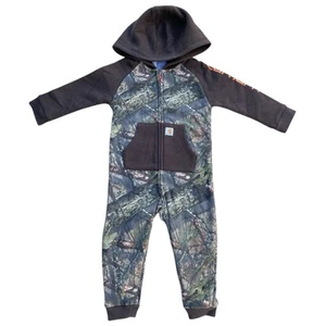 Carhartt Overall Kleinkind Junge 18 Monate grün braun Mossy Oak Camo Einteiler - Bild 1 von 7