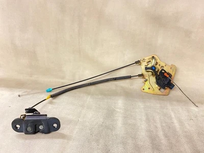 2003 Chevrolet Tahoe Back Door Lock Latch Assembly Passenger Rear with Cables - Image 1 of 4