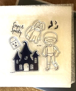 CTMH B1760 HALLOWEEN BUDDIES-ISAAC ~ Boy, Super Hero, Dog, Haunted house, Spooky - Picture 1 of 1