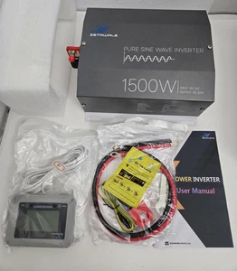 Inversor de potencia de onda sinusoidal pura 1500 W 12 V CC a 110/120 V CA - Imagen 1 de 12