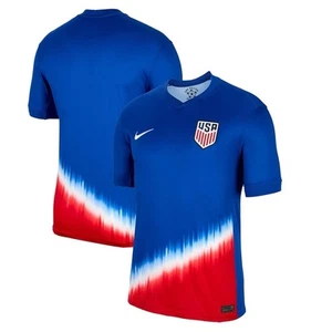 Camiseta deportiva réplica visitante USMNT Nike 2024 para hombre - azul tie-dye talla grande $95 - Imagen 1 de 7