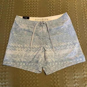 Woman’s Hang Ten Board Shorts Blue Size 10 - Picture 1 of 5