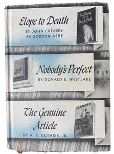 Elope to Death + Nobody's Perfect + The Genuine Article by John Creasey - Picture 1 of 1