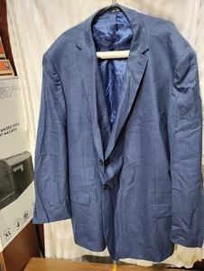 Blazer homme à chevrons 60L Joseph & Feiss "or" veste bleue manteau de sport GRAND HAUT - Photo 1/4