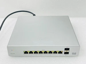 USED - Cisco Meraki MS220-8P-HW 8 Port PoE+ SFP Switch / UNCLAIMED - Picture 1 of 8