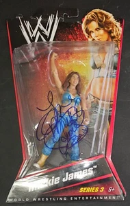 Firmado Autografiado WWE Mattel Basic Series 3 Mickie James 6” Lucha Libre 2010 - Imagen 1 de 5