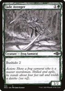 Jade Avenger x4 4x Showcase Modern Horizons 2 NM MTG - Picture 1 of 1