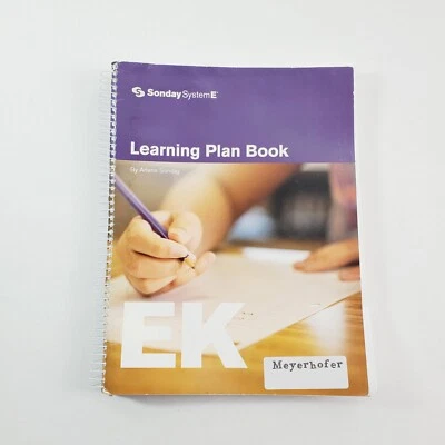 Sonday System E Learning Plan Book EK 2018 Winsor Learning Homeschooling - Image 1 of 4