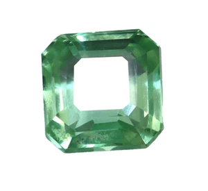 10,80 ct natürlicher Montana-Saphir ZERTIFIZIERT Asscher-Schliff loser Edelstein grün - Bild 1 von 7