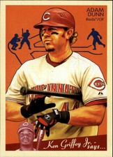 2008 Upper Deck Goudey Baseball Card #50 Adam Dunn
