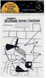 Nightmare Before Christmas Vintage Party Favor Loot Bags Tim Burton 8ct - Picture 1 of 1