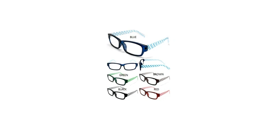 Georgio Caponi Checkers Unisex Readers (GCCR1) - Image 1 of 1