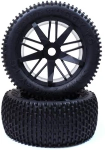 Rage R/C - Rear Wheels with Pin Tires, Mounted (pr.): RZX RGRC6069 - Picture 1 of 1