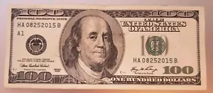 Discontinued Series 2006 Fancy Serial Number Birthday Note 08/25/2015 - Picture 1 of 3