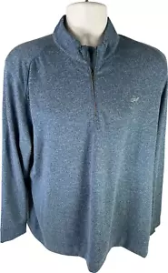 Greg Norman Men’s Blue 1/4 Zip Long Sleeve Pullover Sweater - XXL - Picture 1 of 4