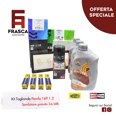 Kit Tagliando Tre Filtri + 4 Candele Olio Repsol Lancia Ypsilon 1.2 51 KW 69 CV - Imagen 1 de 4