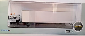 Oxford Diecast 1:76 scale DAF 2800 Turbo with box van trailer plain white - Picture 1 of 1