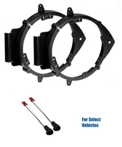6.5" Rear Door Speaker Install Mount Kit + Wire for some 2014-2024 Chevrolet GMC - Bild 1 von 1