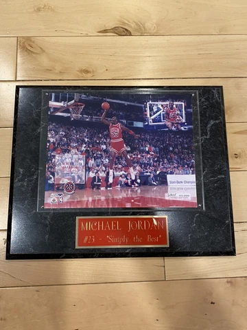 Michael Jordan Picture Plaque Slam Dunk Contest /23000 “Simply The Best” #23 Cover