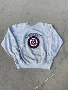1980s University of Connecticut UConn Champion Sweatshirt Size Large Vintage Vtg - Picture 1 of 4