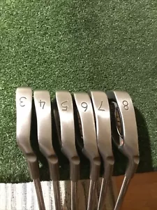 Ping i3 O-Size Orange Dot Irons Set (3-8 Irons) Cushin JZ Stiff Steel Shafts - Picture 1 of 11