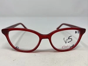 Candie’s CA0505 068 47-15-130 Cherry Red Full Rim Eyeglasses Frame &452 - Picture 1 of 8