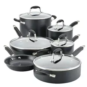 Anolon Advanced Home Nonstick 11 Piece Cookware Set Onyx - Picture 1 of 8