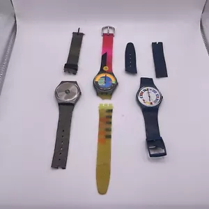 (3) Reloj Swatch Suizo Vintage Banderas Relojes Fashion Club Auto Country - Imagen 1 de 18