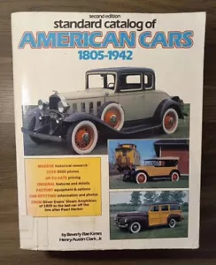 Standard Catalog of American Cars 1805-1942 2nd Edition 5000 Photos Pictures - Foto 1 di 13