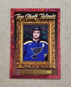 Robert Thomas - Blues - 2024-25 Topps NHL - Red Foil - Top Shelf Talents - 07/10 - Picture 1 of 3