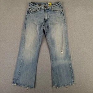 Vintage Hollister 30x30 Bootcut Jeans Retro 2000s Distressed Faded Bell Bottom - Picture 1 of 17