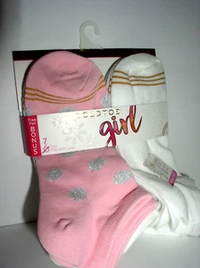 Gold Toe Girls' Seven-Pack Flat Knit Liner Socks SZ Large Girls' Shoe SZ 4-10 - Picture 1 of 5
