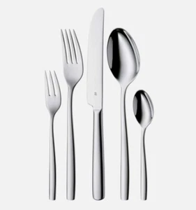 New-WMF Palma Collection Dishwasher Safe 30 Piece Basic Silver Cutlery Set - Picture 1 of 4