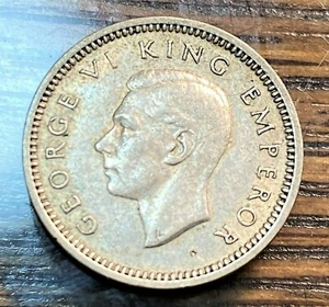1939 New Zealand 3 Pence Original Choice AU KM-7 Best Price Ebay CHN - Picture 1 of 2