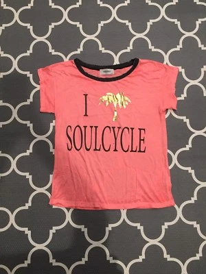 Camiseta SoulCycle Coral super macia tamanho médio - Imagem 1 de 4