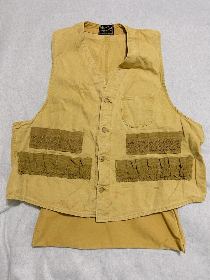 American Field Sports Wear Vest Men’s The Hettrick MFG Co Upland Game Hunting  - Image 1 of 4