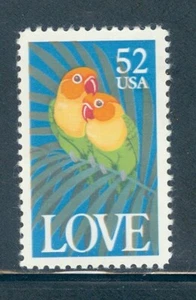 US 2537 Love Parrots, 52c, Mint NH - Picture 1 of 1