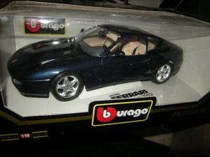 1:18 Bburago Ferrari 456GT 1992 azul/azul embalaje original - Imagen 1 de 1