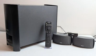 Bose CineMate 2.1 Home Theater Speaker System Remote Tested Free Shipping - Image 1 of 4