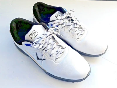 Zapatos de golf Callaway Balboa V2 para hombre 10,5D blancos césped suave espiga impermeables Foto 1 de 4