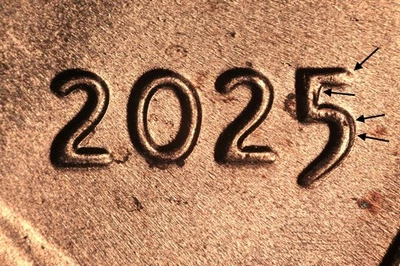 2025 P 🔥(2) WDDO-006 Doubled Die Variety NEW LISTING Lincoln Shield Cent Error - Image 1 of 4