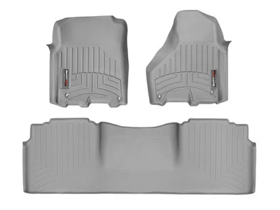 WeatherTech FloorLiner for 2012-2012 RAM Ram 2500/3500 - 1st & 2nd Row, Grey - Image 1 of 4