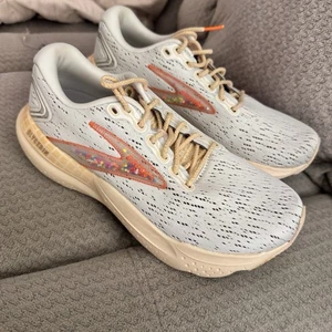 Brooks Glycerin 21 Snow Dawn Damen-Laufschuhe aus Stroh Größe 9 - Bild 1 von 10