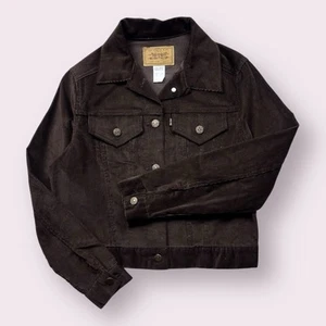 Vintage Deadstock Damen Levi’s Type III Cord Trucker Jacke 70er Gr. M braun - Bild 1 von 8