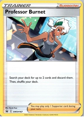 Professor Burnet - - Promo - SWSH: Sword & Shield Promo Cards - SWSH167 - NM - N - Image 1 of 2