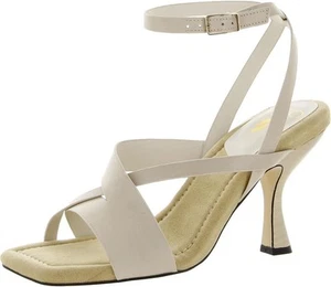 Franco Sarto Sarto Womens Reily Open Toe Heels Soft Grey 8.5M - Picture 1 of 3