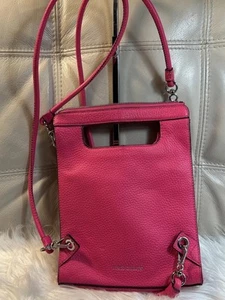 Vince Camuto Pequeña Mochila Convertible Lev Rosa Glo Bandolera ¡Ligera! - Imagen 1 de 14