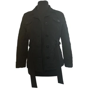 Esprit Damen Stepp Button Down Schwarz Peacoat Gr. Large Elegant Küste Oma - Bild 1 von 5