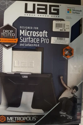 *NUEVO* Funda UAG para Microsoft Surface Pro y 4 - Azul Marino  Foto 1 de 2