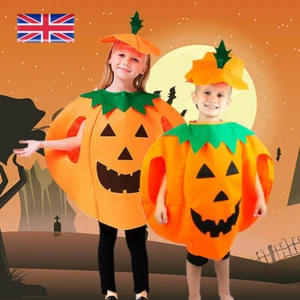 3PCS Kids Pumpkin Costume Pumpkin Costume Set Pumpkin Costume Hat - Picture 1 of 9